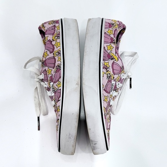 VANS x Nintendo Authentic Princess Peach Sneakers Women Size 5 - Picture 5 of 12